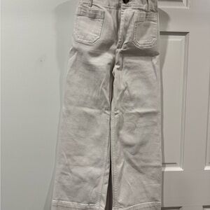 Pilcro Women's Cream Boot Cut Jeans